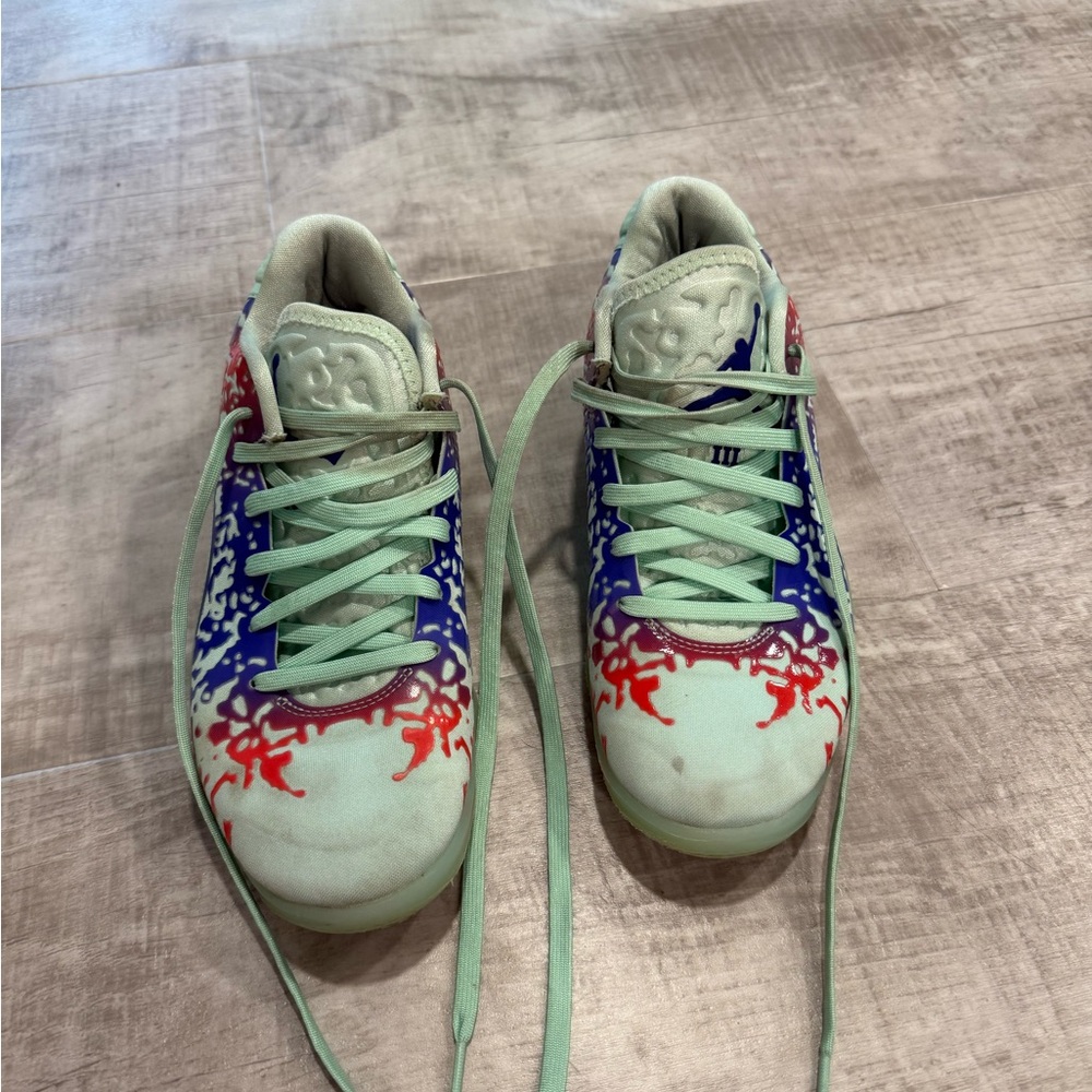 🩷SOLD🩷Nike Jordan Zion 3 Kids Sneakers - Green, Red, Blue